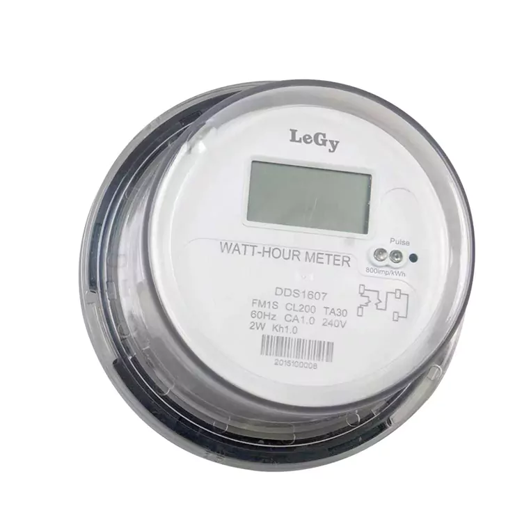 Medidor de energía monofásico tipo enchufe ANSI