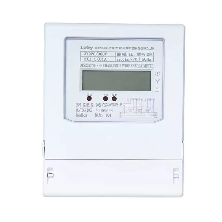 Medidor de energía kWh trifásico de conexión directa