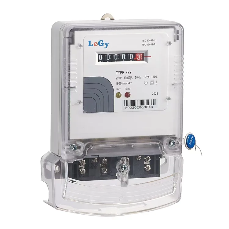 Contador de energía kWh electrónico monofásico